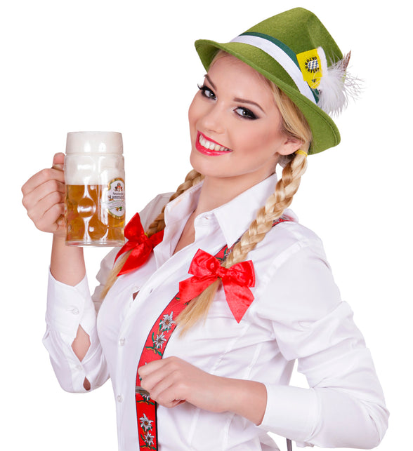 Widmann SRL Tiroler hoed groen met veer