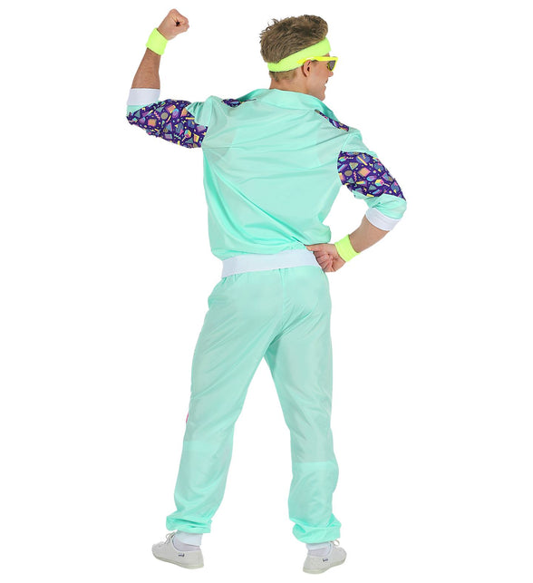 Widmann SRL Trainingspak  met print mint groen