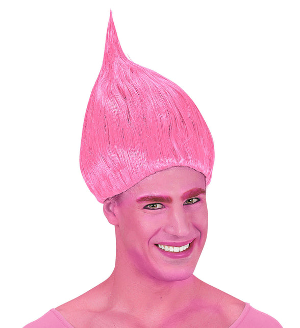 Widmann SRL Trollen pruik roze