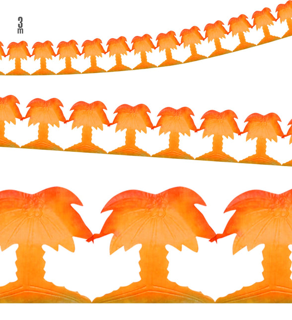 Widmann SRL Tropische polyester slinger palmboom 3 meter