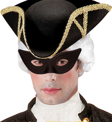 Widmann SRL Venetiaans oogmasker zwart volwassenen