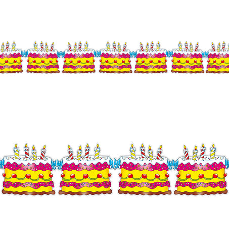Widmann SRL Verjaardag slinger taarten 3 meter