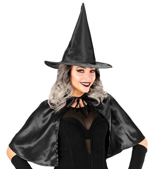 Widmann SRL Verkleedset heks zwart