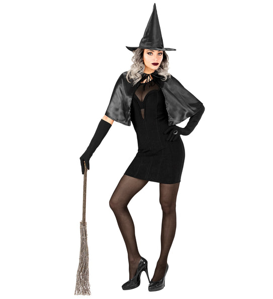 Widmann SRL Verkleedset heks zwart