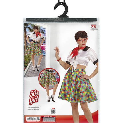 Widmann SRL Verkleedset jaren 50 meisje