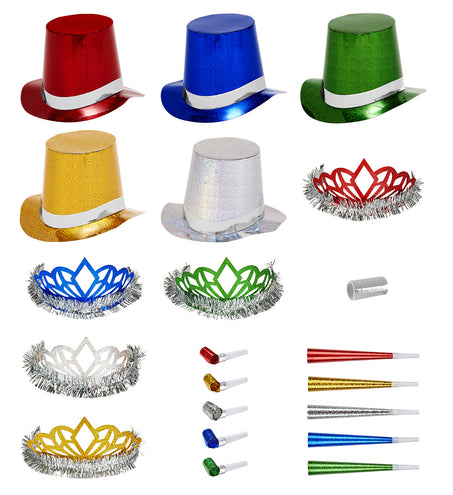 Widmann SRL Versierset Happy New Year meerkleurig