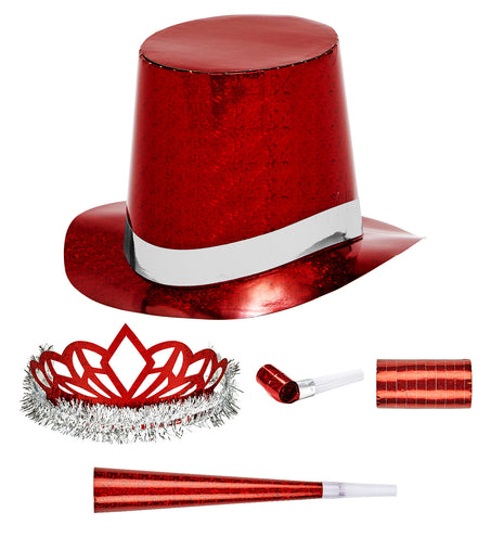 Widmann SRL Versierset Happy New Year rood