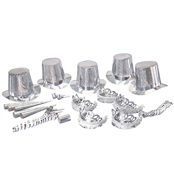Widmann SRL Versierset Happy New Year zilver