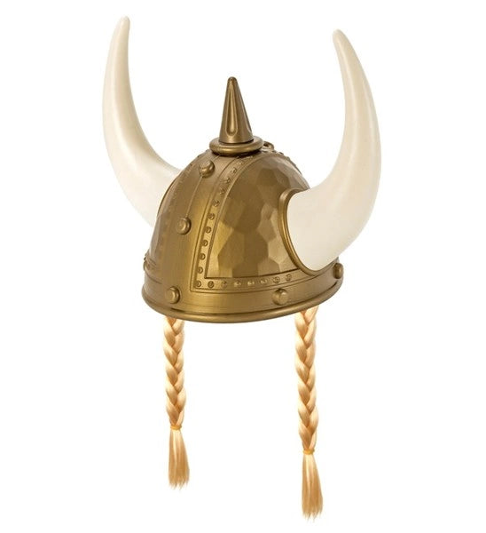 Widmann SRL Viking helm gehamerd met vlechten Daan