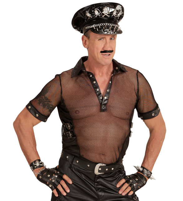 Widmann SRL Vingerloze handschoenen mat spijkers