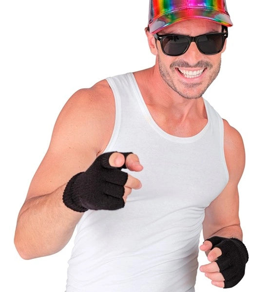 Widmann SRL Vingerloze handschoenen zwart budget