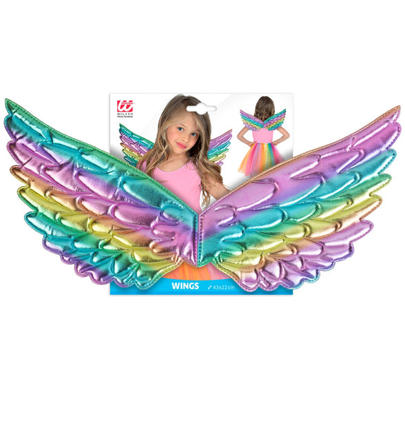 Widmann SRL Vleugels regenboog 43x22 cm