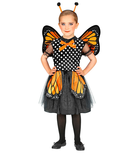 Widmann SRL Vlinder kostuum zwart kinderen