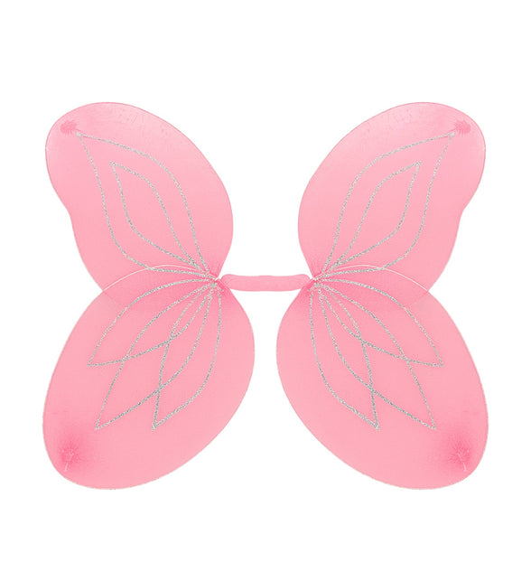 Widmann SRL Vlindervleugels glitter roze kinderen