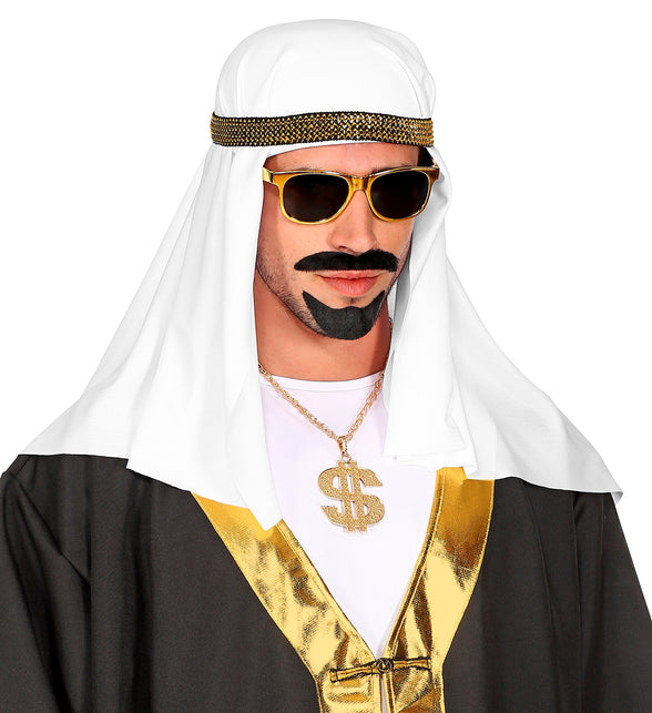 Widmann SRL Witte hoofdband sjeik