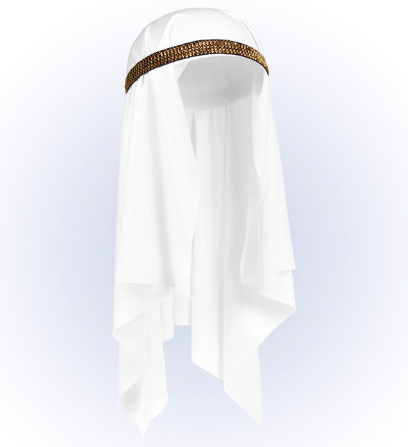 Widmann SRL Witte hoofdband sjeik