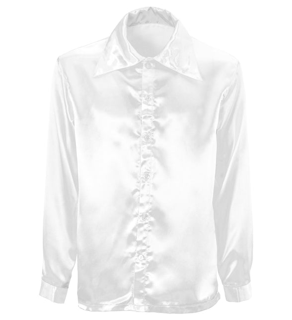 Widmann SRL Witte jaren 70 Disco show blouse