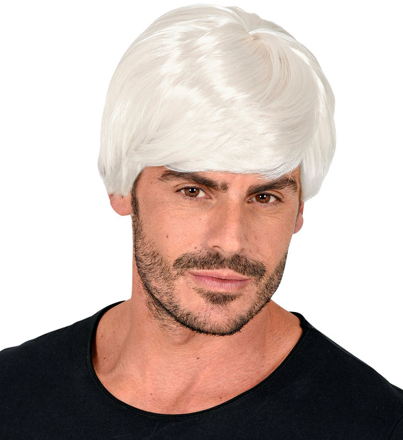 Widmann SRL Witte karakter pruik heren