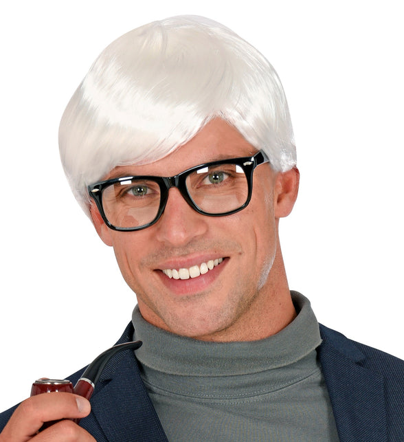 Widmann SRL Witte karakter pruik heren