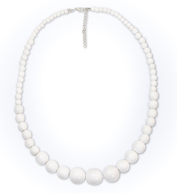 Widmann SRL Witte ketting met kralen