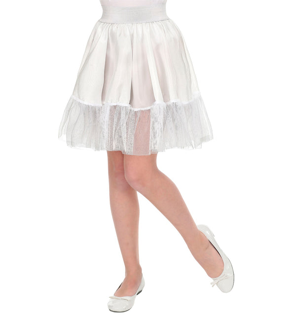 Widmann SRL Witte petticoat kind one size