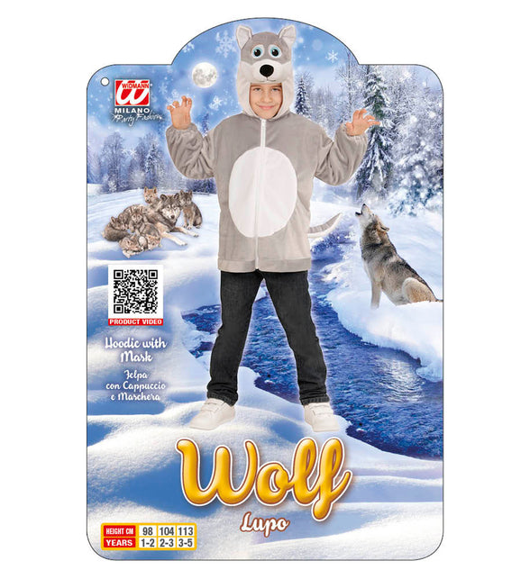 Widmann SRL Wolven kostuum voor kleuters