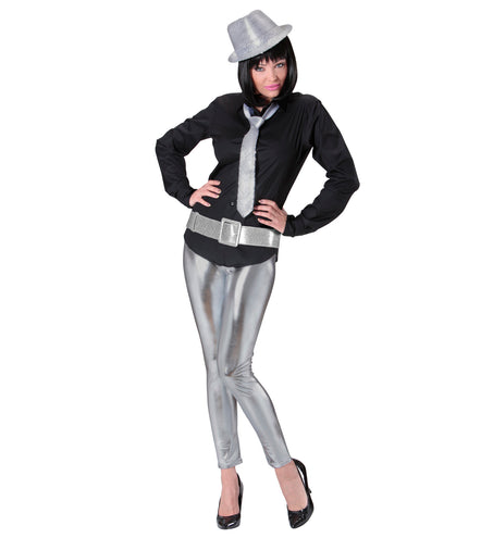 Widmann SRL Zilveren show riem