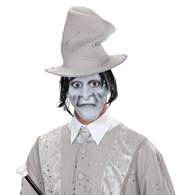 Widmann SRL Zombie monster masker grijs met haar