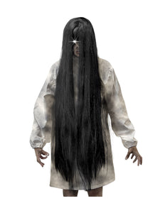 Widmann SRL Zombie pop geest pruik zwart