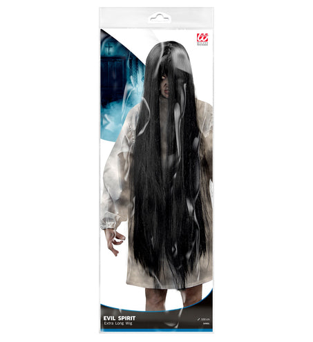 Widmann SRL Zombie pop geest pruik zwart