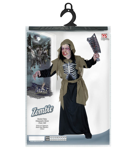 Widmann SRL Zombie skelet kostuum kinderen