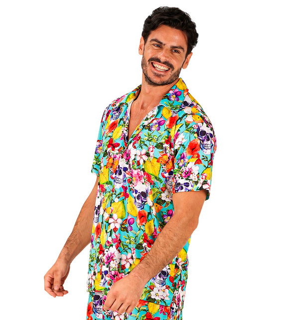 Widmann SRL Zomer partyshirt Skulls
