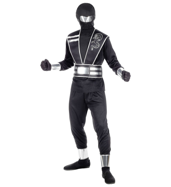 Widmann SRL Zwart ninja pak voor kinderen