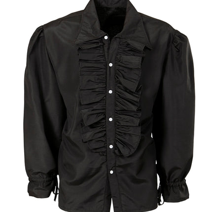 Widmann SRL Zwarte blouse met ruches