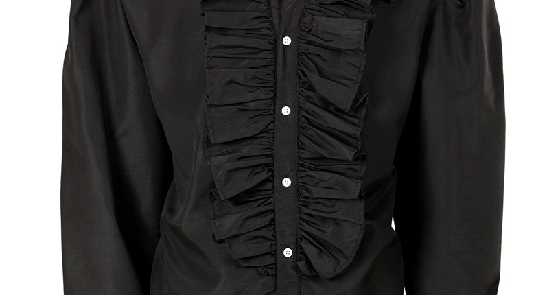 Widmann SRL Zwarte blouse met ruches