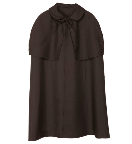 Widmann SRL Zwarte cape met kraag luxe