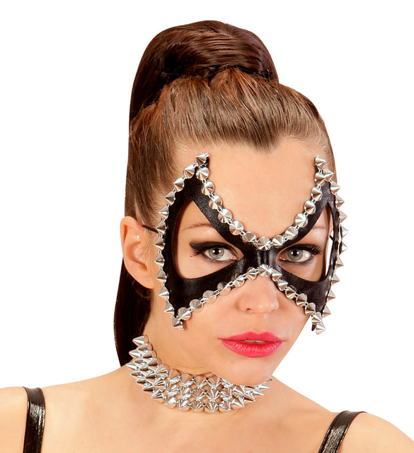 Widmann SRL Zwarte diabolo oogmaskers