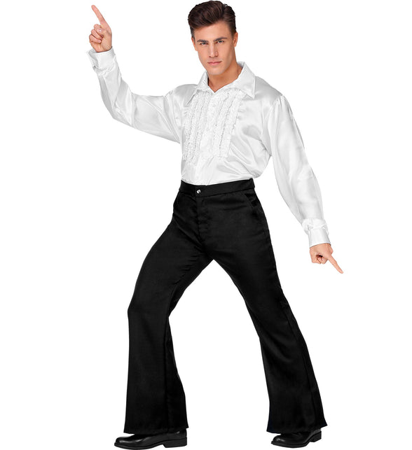 Widmann SRL Zwarte disco broek heren