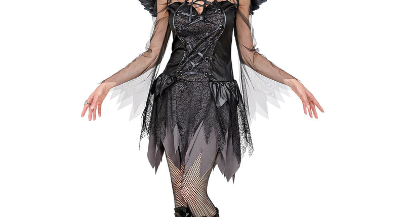 Widmann SRL Zwarte engel jurk dames