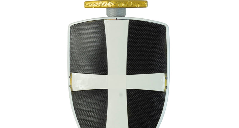 Widmann SRL Zwarte ridder zwaard en schild