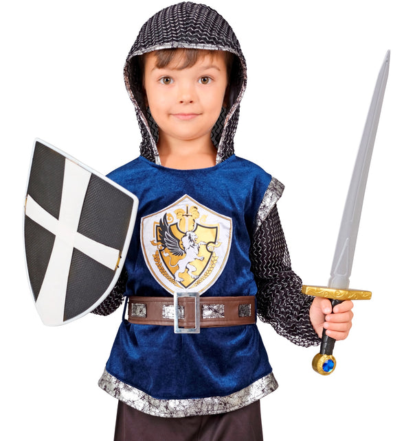 Widmann SRL Zwarte ridder zwaard en schild