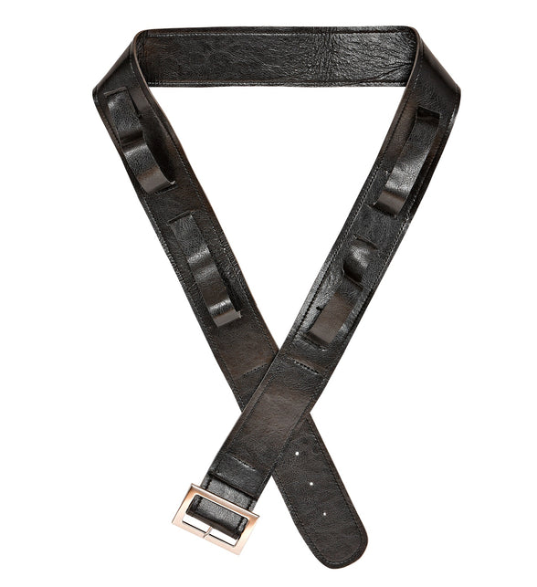 Widmann SRL Zwarte riem met 4 holsters voor wapenn