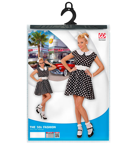 Widmann SRL Zwarte Rock & Roll jurkjes uit de jaren 50