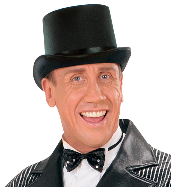 Widmann SRL Zwarte satijnen hoge hoed