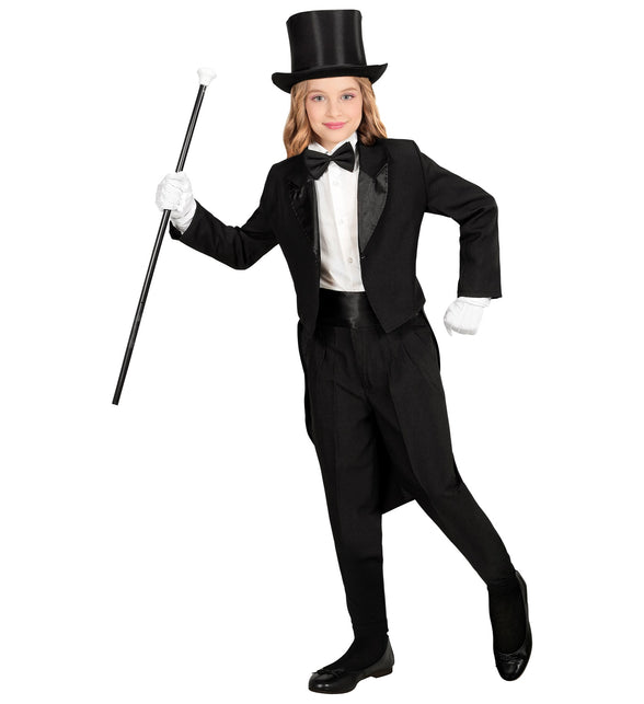 Widmann SRL Zwarte slipjas kostuum kind