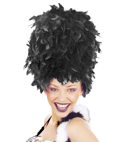 Widmann SRL Zwarte veren hoofdbedekking