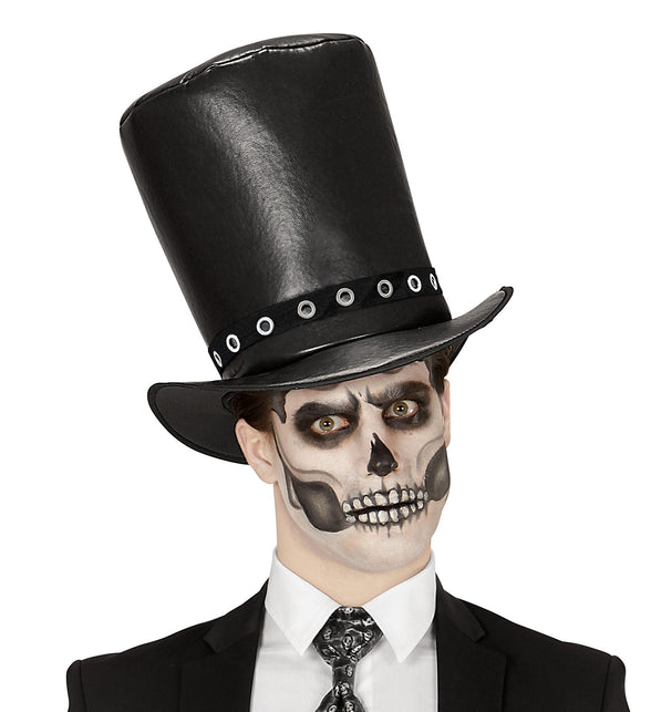 Widmann SRL Zwarte zombie hoge hoed