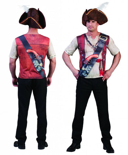 e-carnavalskleding-SYK 3D T-shirt Piraat