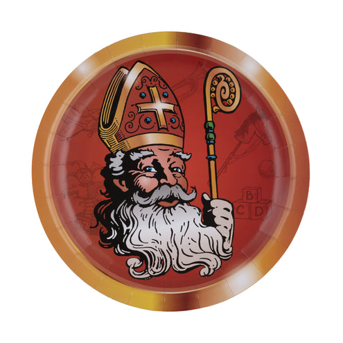 e-carnavalskleding-SYK 8 borden Sinterklaas 23 cm