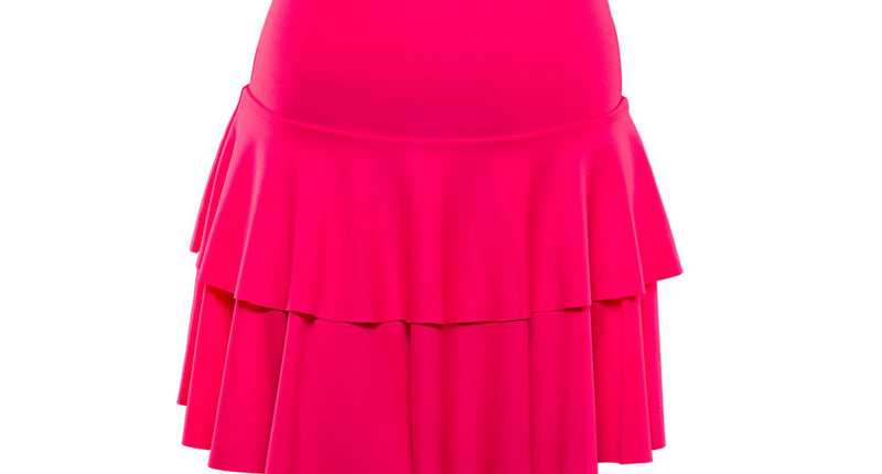 e-carnavalskleding-SYK 80's Neon roze disco rok